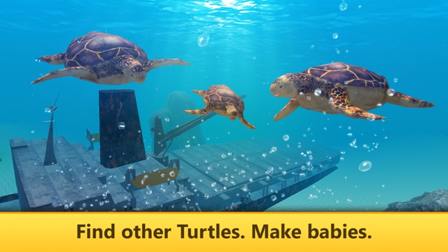 Ocean Turtle Simulator: Animal Quest 3D(圖4)-速報App