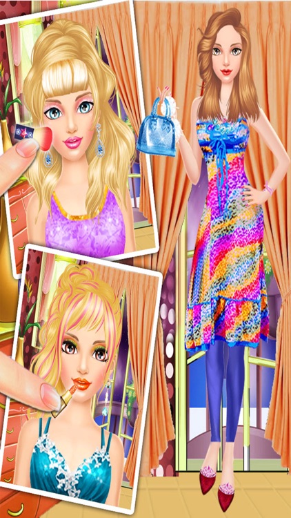 Collage Girl Makeover Salon screenshot-3