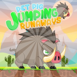 Pet Pig Jumping Runaways