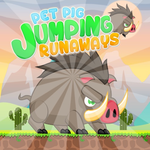 Pet Pig Jumping Runaways