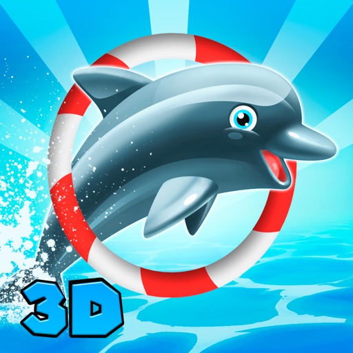 Cute Dolphin Show 3D Full iOS App