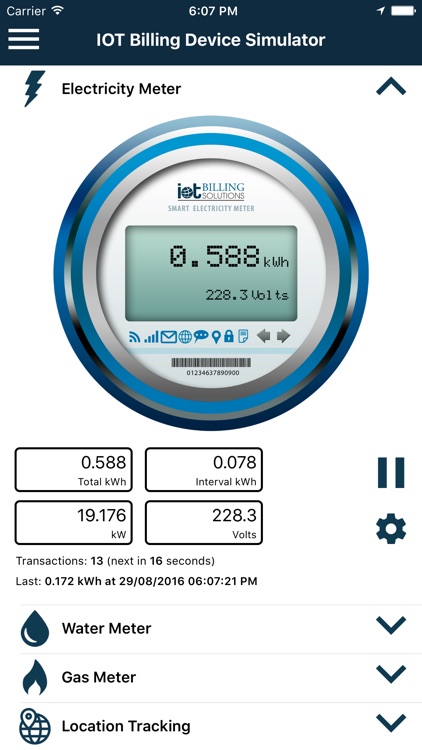 IOT Billing Device Simulator