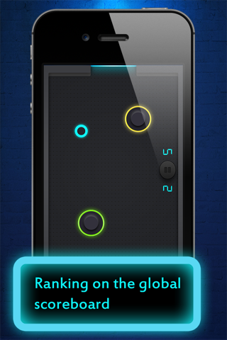 Glow Air Hockey : 2Players Free game mobile HD screenshot 4