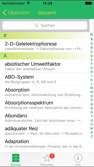 Grüne Reihe Glossar(圖2)-速報App