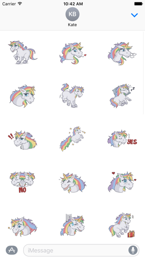 Rainbow Unicorn Sticker(圖1)-速報App