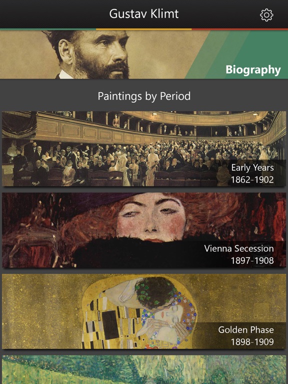 Gustav Klimt Artwork screenshot 2