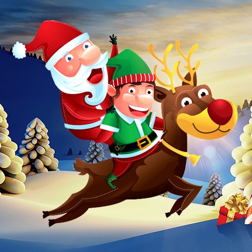 Christmas Night Santa Challenge: Fly on Reindeer iOS App