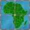 Flagof slide puzzle (Africa)