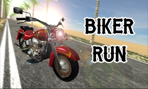 Biker Run Icon