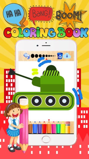 Vehicle coloring book free crayon game for kids(圖2)-速報App