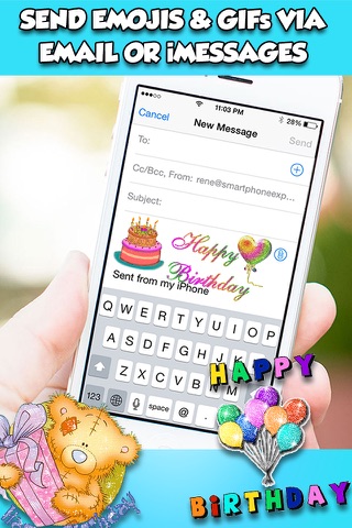 Happy Birthday Animated Emojis & GIFs screenshot 3