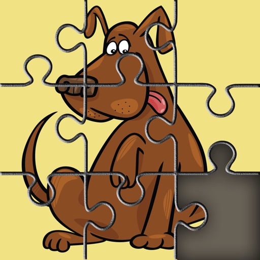 Puppy Jigsaw Puzzle Superdog for Kids iOS App
