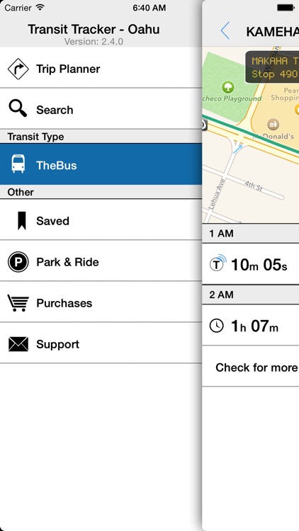 Transit Tracker - Oahu (TheBus)