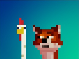 iMessage Sticker Pack with the popular characters of the game Fox Eats Chicks