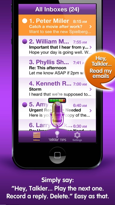 How to cancel & delete Talkler - Email for your Ears from iphone & ipad 3