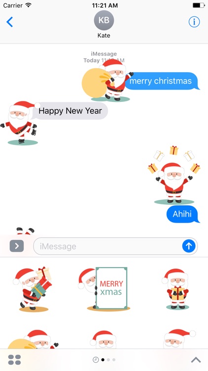 Happy Santa Claus for Christmas - Fx Sticker