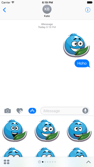 Sticker Me: Blueberry Emotion(圖2)-速報App