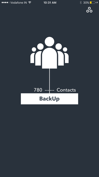 Contacts to CSV - backup and export  contacts Screenshot 1