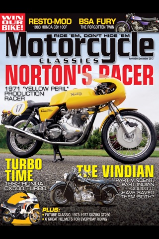 Motorcycle Classics Magazine screenshot 2