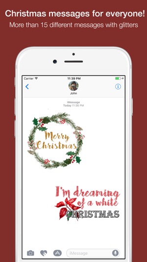 Christmas Messages Stickers - by Maraque