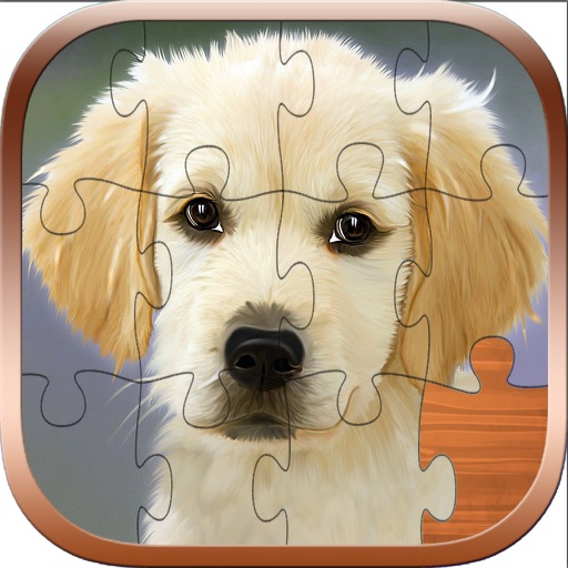 Dog Jigsaw Puzzles Games Kids iOS App