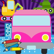 Activities of Vehicle coloring book free crayon game for kids