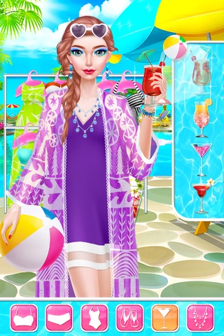 Summer Fashion Doll - Pool Party Date Salon screenshot 3