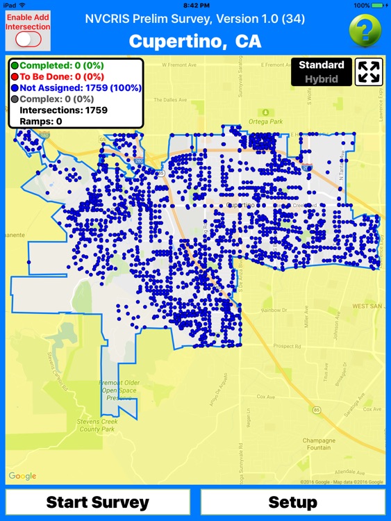 NVCRIS Preliminary Survey