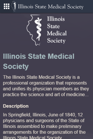 Illinois State Medical Society screenshot 2
