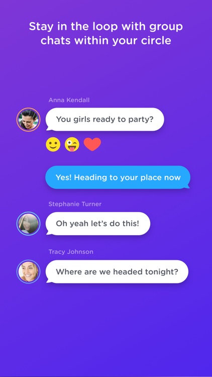 bthere - messaging & location sharing for friends screenshot-3