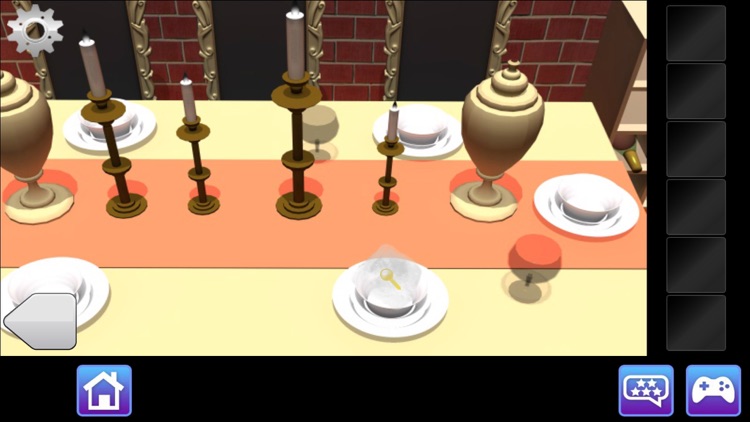 Cena con velas de sala de escapar screenshot-4