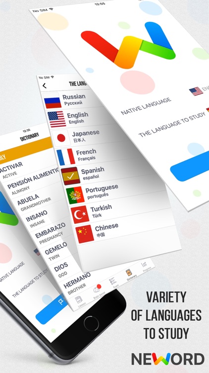 NEWord - Easy way to learn foreign languages ten words a day