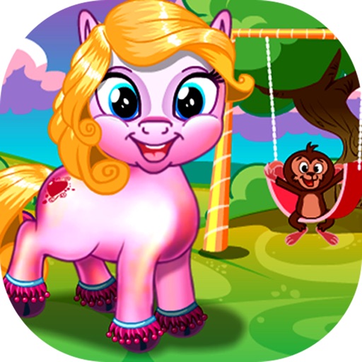 Playing With Baby Pony Icon