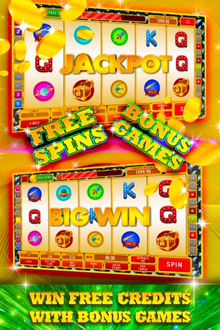 Space Galaxy Slots Machines War: Become a casino legend and build a gold empire screenshot 2