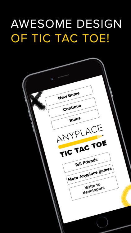 Anyplace Tic Tac Toe. Noughts and crosses game. screenshot-3