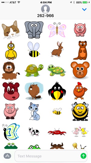 Cute Cartoon Animal Stickers