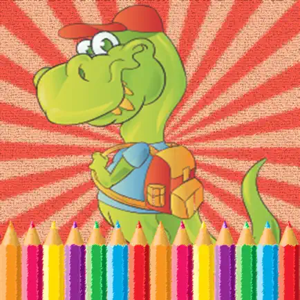 Little Dinosaur Coloring Pages Kids Painting Game Cheats