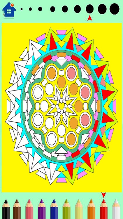 Mandala Coloring book-painting