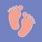 Icon Baby Kick Counter & Monitor - Fetal movement and pregnancy tracker.