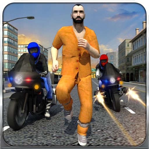 Police Bike Crime Patrol Chase 3D Gun Shooter Game Icon