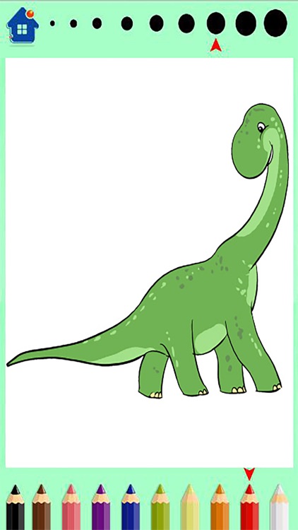 Dinosaur Coloring Book - Dino Finger Paint