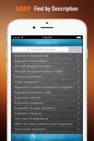 Explosion Sounds and Wallpapers: Theme Ringtones and Alarm screenshot 4