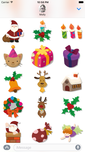 Merry Christmas – Santa Stickers for iMessage(圖2)-速報App