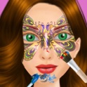 Partei Mädchen Gesicht Farbe Salon - Superstar icon