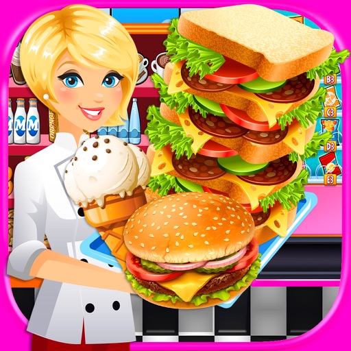 School Lunch Cafeteria Food Maker - Cooking Games Icon