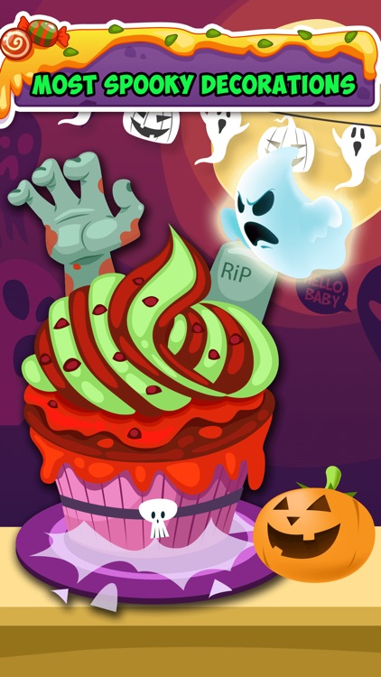 Cupcake Maker Story:Halloween kitchen Cooking game