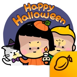 Happy Halloween with MiM! - Mango Sticker