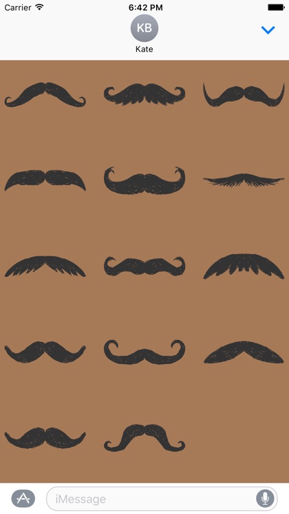 Like a Sir Moustache Stickers