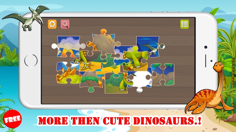 Dinosaur Jigsaw Puzzles Learning Games For Kids 2
