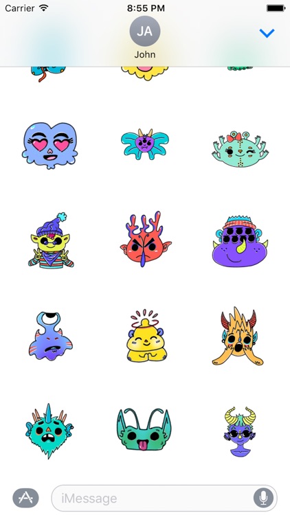 Monster Cartoon Sticker